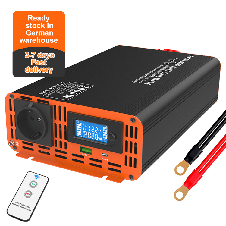 Power Inverter 12V 220V 4000W Continuous - ピーク4000W 12V 24V 48V DC-AC 220V
