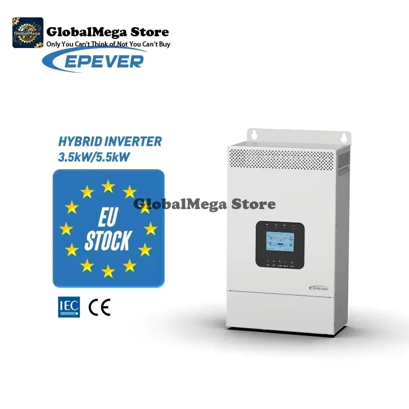 Hybrid Solar Inverter 5.5Kw Mppt 48V - 2026年最新オフグリッドソーラーハイブリッドインバーター3KW 3.5KW 5KW 5.5KW MPPT充電コントローラー48V純正弦波インバーター充電器