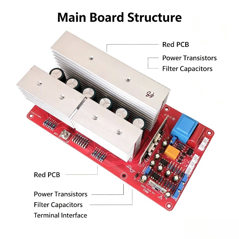 12Vチューブ式純正弦波インバーター メイン基板、電源周波数 - Pure Sine Wave Inverter Board 24V 48V のレビューと価格