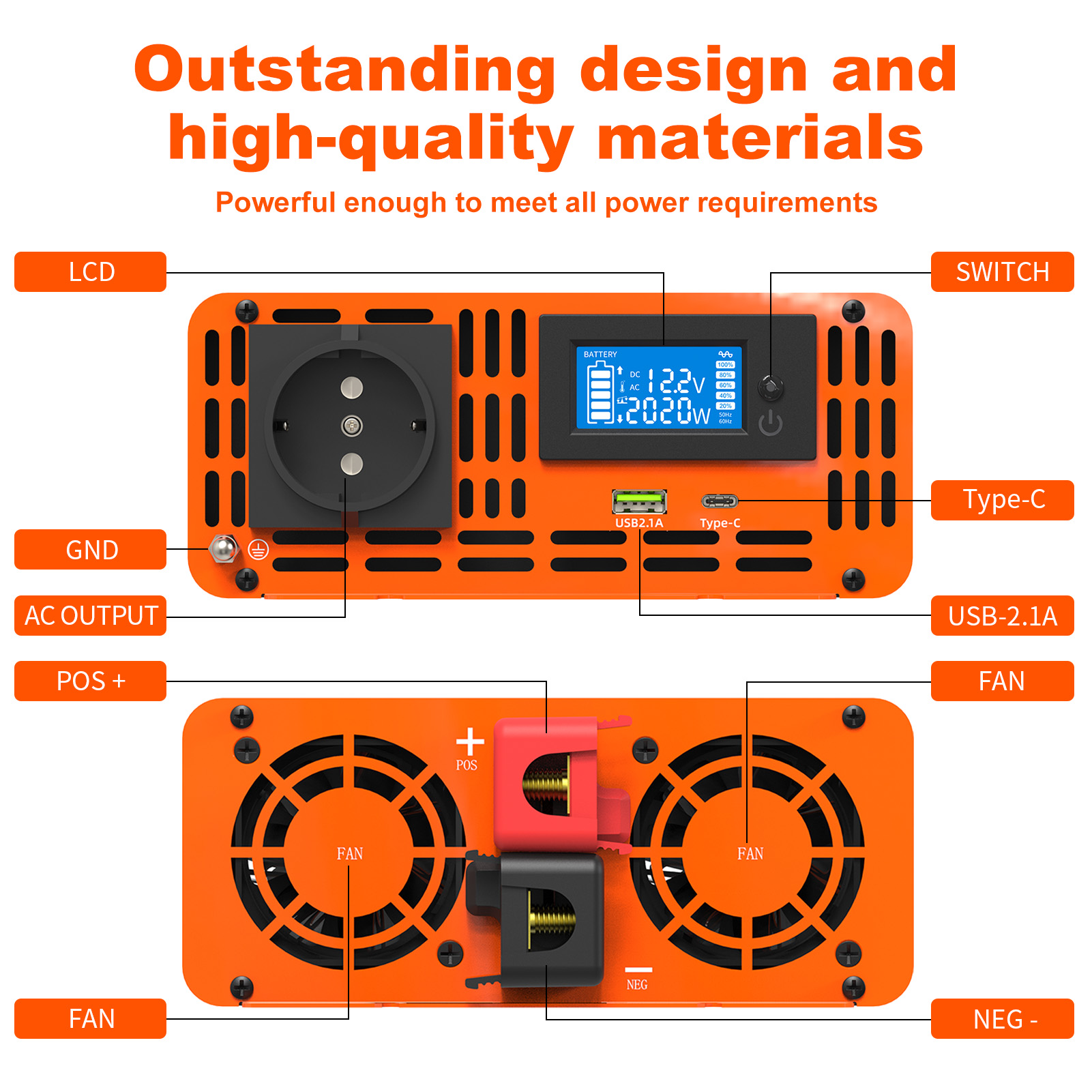 ピーク4000W 12V 24V 48V DC-AC 220 - Power Inverter 12V 220V 4000W Continuous のレビューと価格
