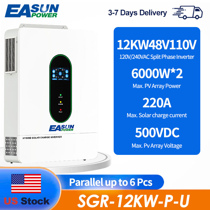 EASUN POWER US 12KW 12000W スプリ - Grid Tie Inverter Limiter 2000W のレビューと価格