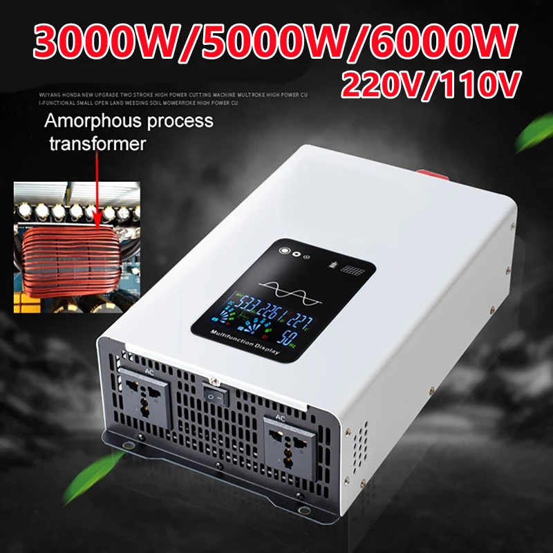 インバーター 正弦波 3000W 5000W 6000W D - Pure Sine Wave Inverter 5000W 48V 220V のレビューと価格