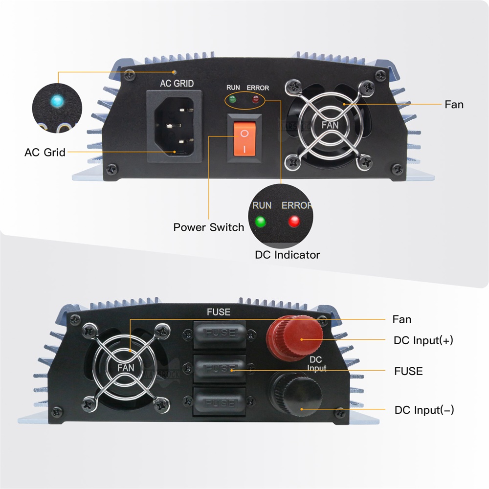 グリッドタイマイクロソーラーインバーター、1400w、20- - Micro Inverter 1400W Solar Grid Tie のレビューと価格