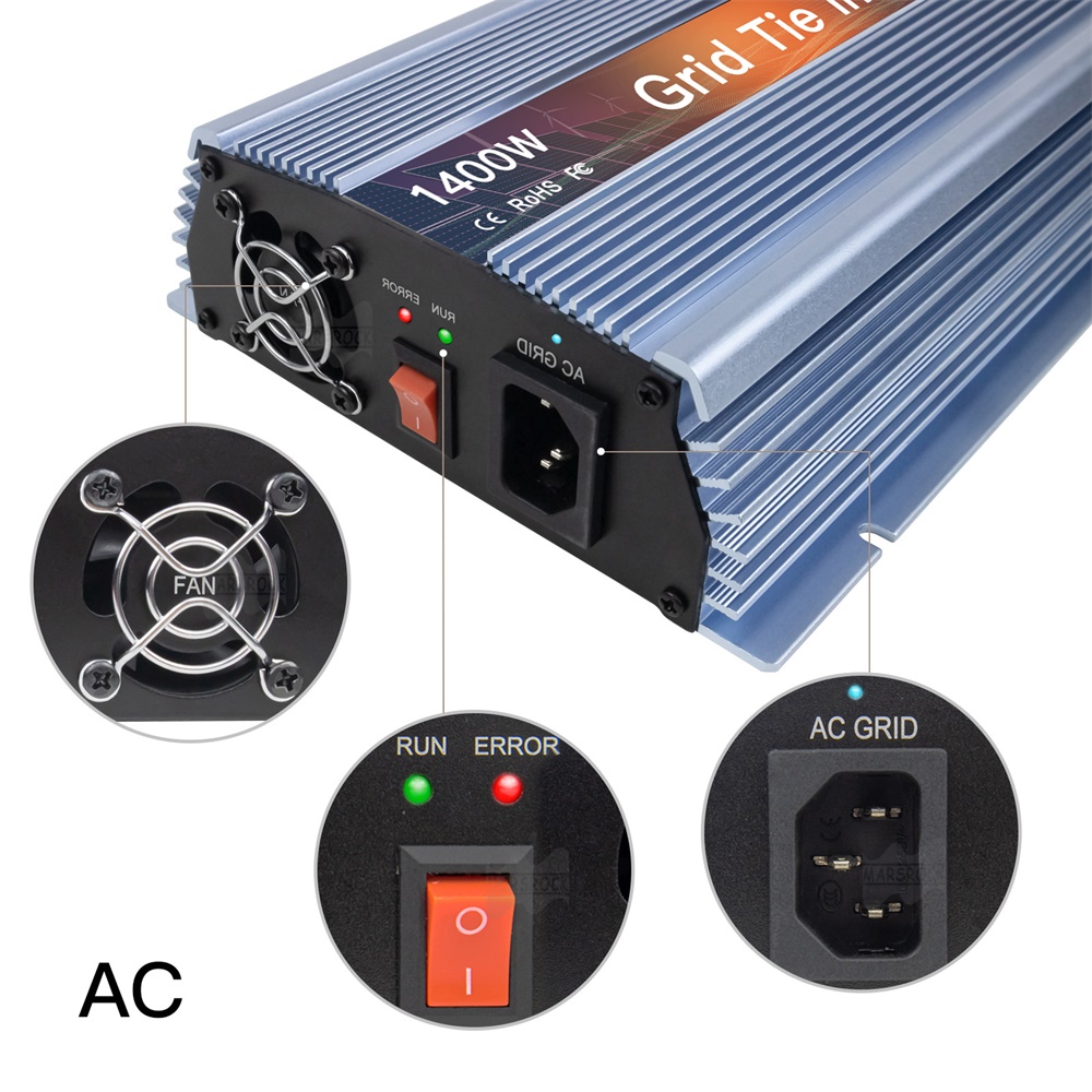 グリッドタイマイクロソーラーインバーター、1400w、20- - Micro Inverter 1400W Solar Grid Tie のレビューと価格